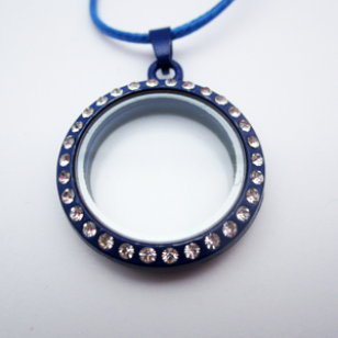 Memory Hanger Blauw Strass